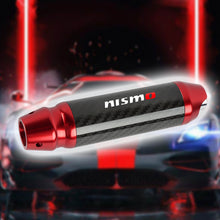 Load image into Gallery viewer, Brand New Nismo Universal Real Carbon Fiber Red Aluminum Automatic Transmission Racing Gear Shift Knob