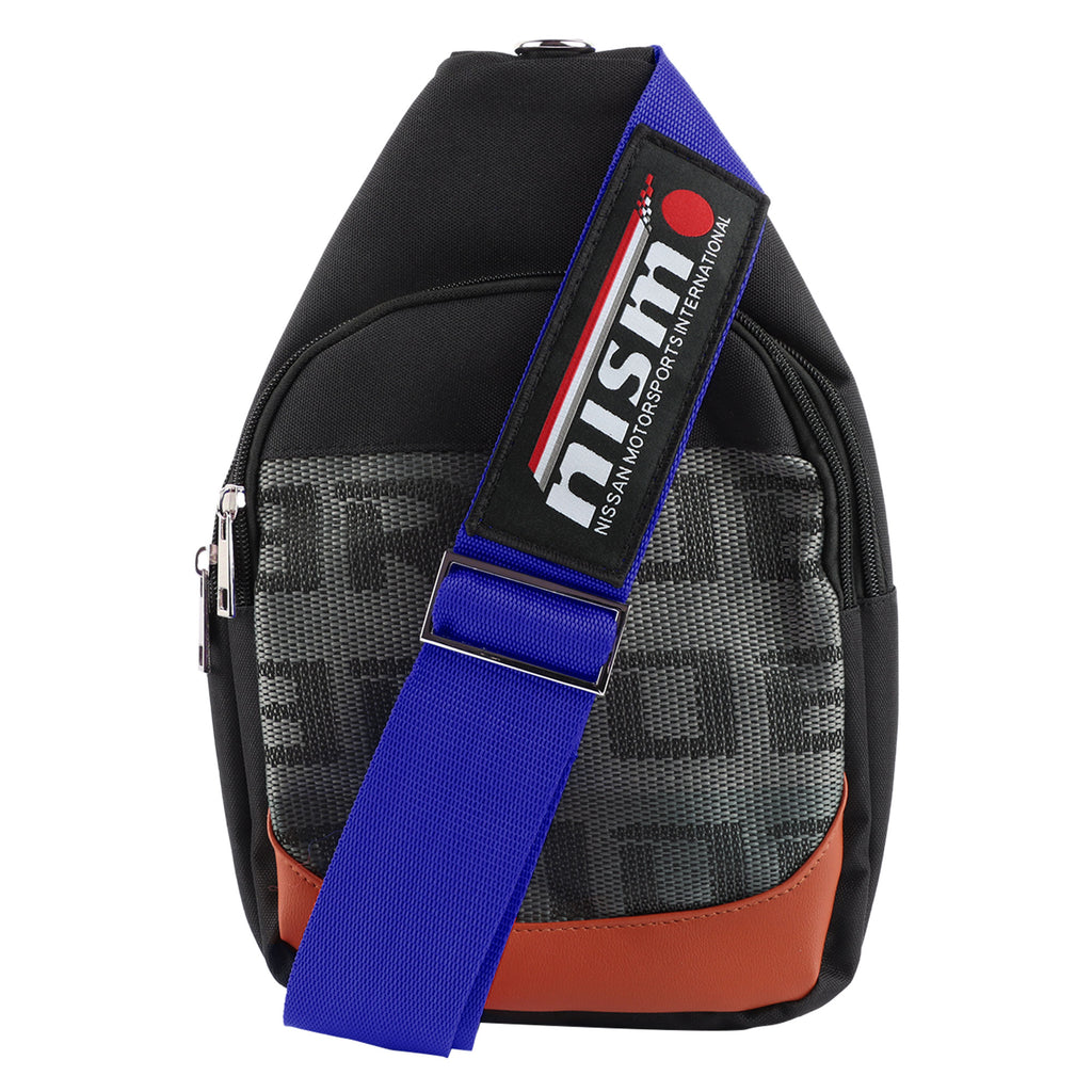 Brand New JDM Nismo Blue Backpack Molle Tactical Sling Chest Pack Shoulder Waist Messenger Bag