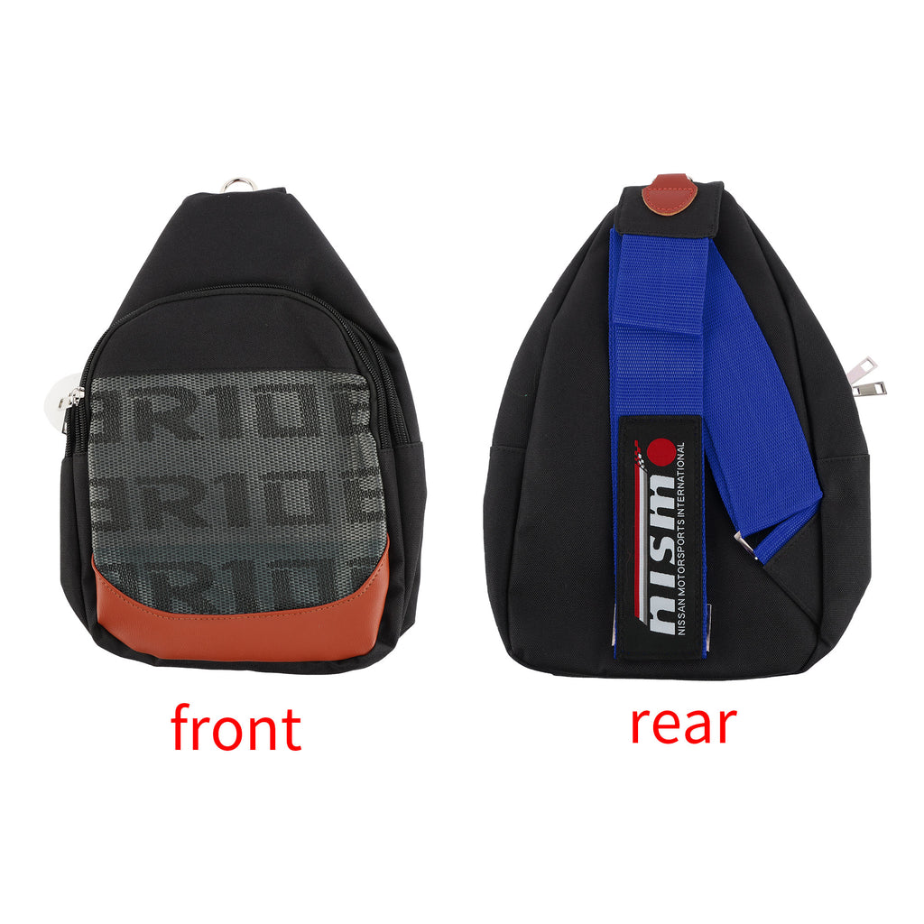 Brand New JDM Nismo Blue Backpack Molle Tactical Sling Chest Pack Shoulder Waist Messenger Bag
