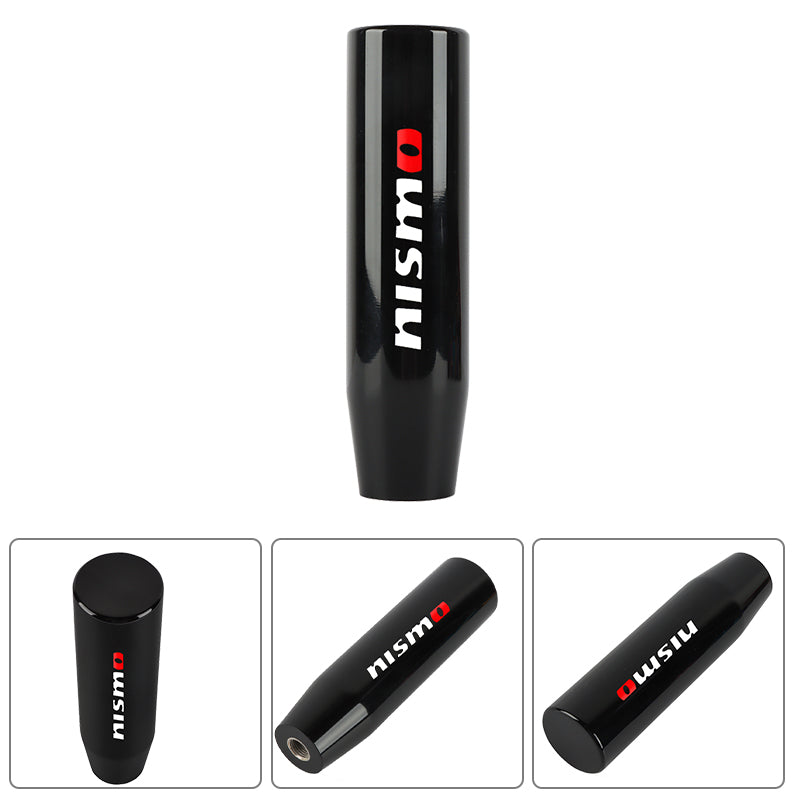 Brand New 15CM Nismo Universal Glossy Black Long Stick Manual Car Gear Shift Knob Shifter M8 M10 M12