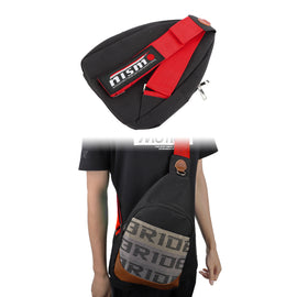 Brand New JDM Nismo Red Backpack Molle Tactical Sling Chest Pack Shoulder Waist Messenger Bag