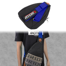 Load image into Gallery viewer, Brand New JDM Nismo Blue Backpack Molle Tactical Sling Chest Pack Shoulder Waist Messenger Bag