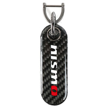 Load image into Gallery viewer, Brand New Universal 100% Real Carbon Fiber Keychain Key Ring For Nismo