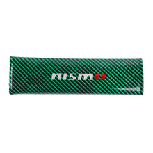 Load image into Gallery viewer, Brand New Universal 2PCS Nismo Green Carbon Fiber Look Car Seat Belt Covers Shoulder Pad