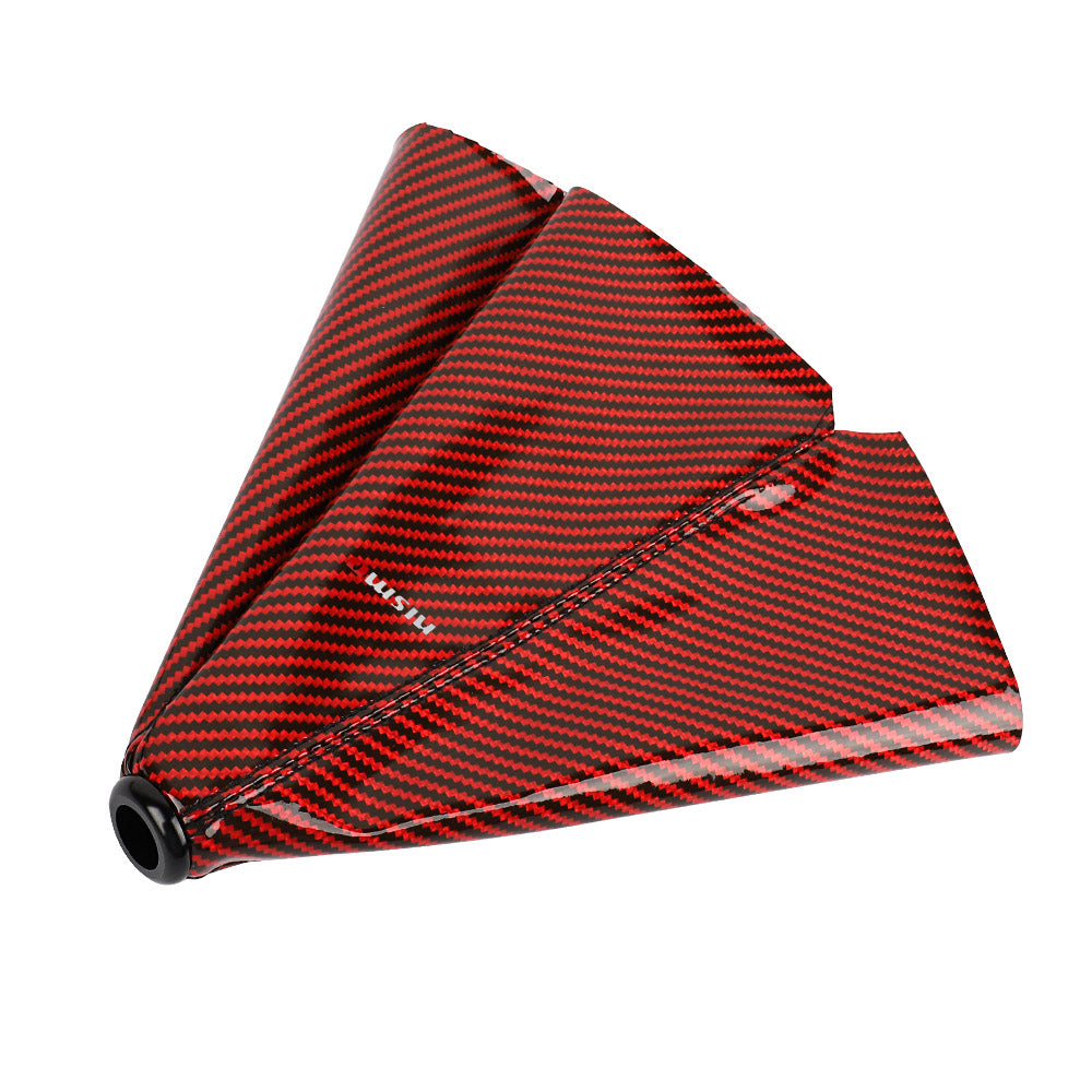 thumbnail image 2 of HDC Autosports Real Carbon Fiber PVC Leather Shift Knob – VIP Type-2, Universal, 8/10/12mm 2 of 6