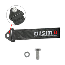Load image into Gallery viewer, Brand New Nismo Carbon Fiber High Strength Tow Towing Strap Hook For Front / REAR BUMPER JDM