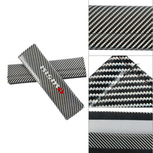 Load image into Gallery viewer, Brand New Universal 2PCS Nismo Silver Carbon Fiber Look Car Seat Belt Covers Shoulder Pad