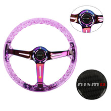 Load image into Gallery viewer, Brand New JDM Nismo Universal 6-Hole 350mm Deep Dish Vip Purple Crystal Bubble Neo Spoke Steering Wheel