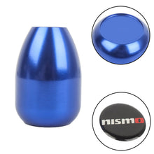 Load image into Gallery viewer, Brand New JDM Universal Nismo Black Sticker Aluminum Manual Gear Stick Blue Shift Knob Shifter M8 M10 M12