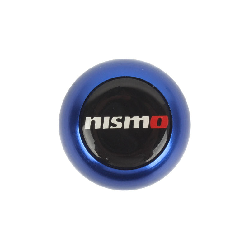 Brand New JDM Universal Nismo Black Sticker Aluminum Manual Gear Stick Blue Shift Knob Shifter M8 M10 M12