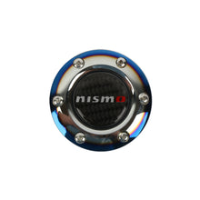 Load image into Gallery viewer, BRAND NEW JDM NISMO UNIVERSAL BURNT BLUE CAR HORN BUTTON STEERING WHEEL CENTER CAP