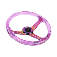 Load image into Gallery viewer, Brand New JDM Nismo Universal 6-Hole 350mm Deep Dish Vip Purple Crystal Bubble Neo Spoke Steering Wheel