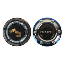 Load image into Gallery viewer, BRAND NEW JDM NISMO UNIVERSAL BURNT BLUE CAR HORN BUTTON STEERING WHEEL CENTER CAP