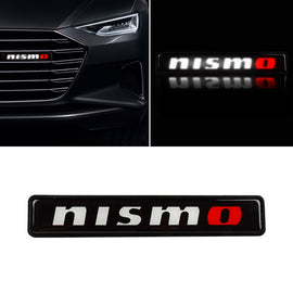 BRAND NEW 1PCS NISMO NEW LED LIGHT CAR FRONT GRILLE BADGE ILLUMINATED DECAL STICKER
