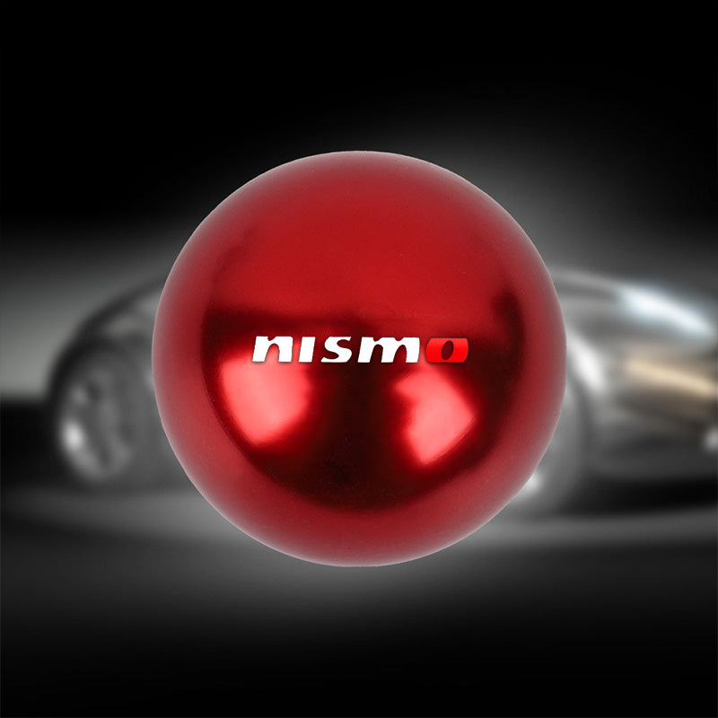 BRAND NEW UNIVERSAL NISMO JDM Aluminum Red Round Ball Manual Gear Stick Shift Knob Universal M8 M10 M12