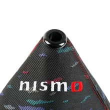 Load image into Gallery viewer, BRAND NEW UNIVERSAL JDM BLACK Nismo Style Shift Knob Shifter Boot Cover Red Stitch AT/MT Universal