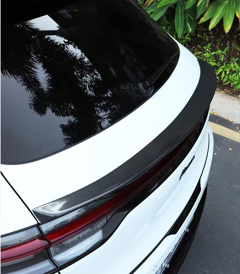 Brand New 2019-2023 PORSCHE MACAN Real Carbon Fiber Rear Middle Deck Trunk Lid Spoiler Wing