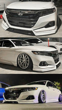 Load image into Gallery viewer, BRAND NEW 3PCS 2021-2022 Honda Accord Yofer Platinum White Pearl Front Bumper Lip Splitter Kit