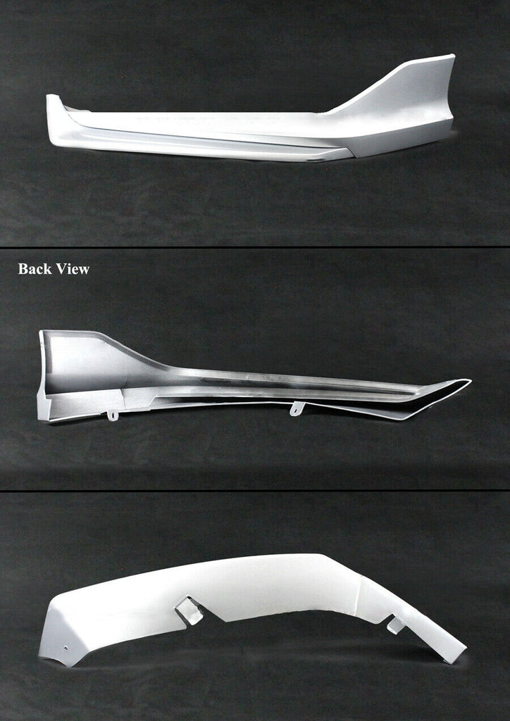 BRAND NEW 3PCS 2021-2022 Honda Accord Yofer Lunar Silver Metallic Front Bumper Lip Splitter Kit