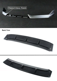 BRAND NEW 3PCS 2021-2022 Honda Accord Yofer Lunar Silver Metallic Front Bumper Lip Splitter Kit