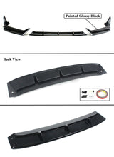 Load image into Gallery viewer, BRAND NEW 3PCS 2021-2022 Honda Accord Yofer Glossy Black Front Bumper Lip Splitter Kit