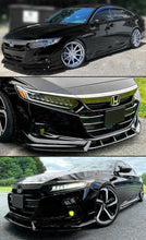 Load image into Gallery viewer, BRAND NEW 3PCS 2021-2022 Honda Accord Yofer Glossy Black Front Bumper Lip Splitter Kit