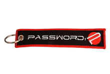 Load image into Gallery viewer, BRAND NEW JDM PASSWORD JDM BLACK DOUBLE SIDE Racing Cell Holders Keychain Universal