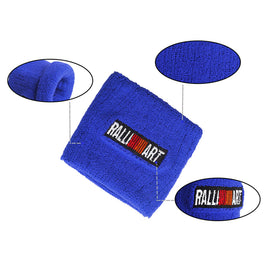 Brand New 1PCS Racing Ralliart Blue Car Reservoir Tank Oil Cover Sock Racing Tank Sock