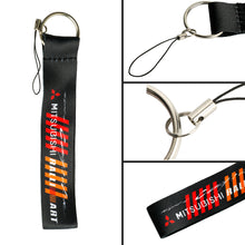 Load image into Gallery viewer, BRAND NEW JDM RALLIART DOUBLE SIDE Racing Cell Holders Keychain Universal