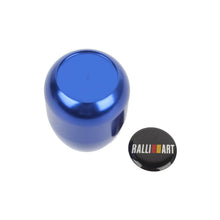 Load image into Gallery viewer, Brand New JDM Universal Ralliart Black Sticker Aluminum Manual Gear Stick Blue Shift Knob Shifter M8 M10 M12