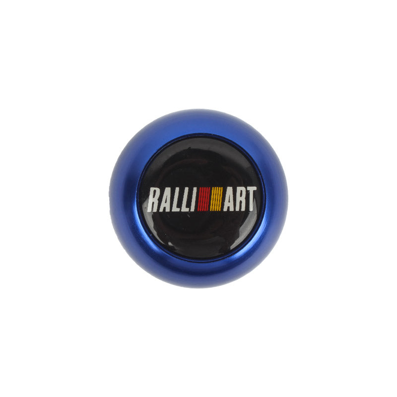 Brand New JDM Universal Ralliart Black Sticker Aluminum Manual Gear Stick Blue Shift Knob Shifter M8 M10 M12