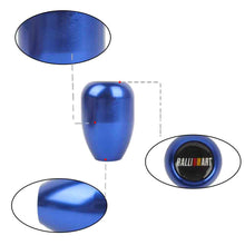 Load image into Gallery viewer, Brand New JDM Universal Ralliart Black Sticker Aluminum Manual Gear Stick Blue Shift Knob Shifter M8 M10 M12