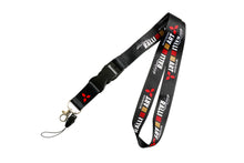 Load image into Gallery viewer, BRAND NEW RALLIART JDM Car Keychain Tag Rings Keychain JDM Drift Lanyard Black
