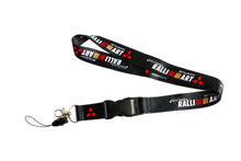 Load image into Gallery viewer, BRAND NEW RALLIART JDM Car Keychain Tag Rings Keychain JDM Drift Lanyard Black
