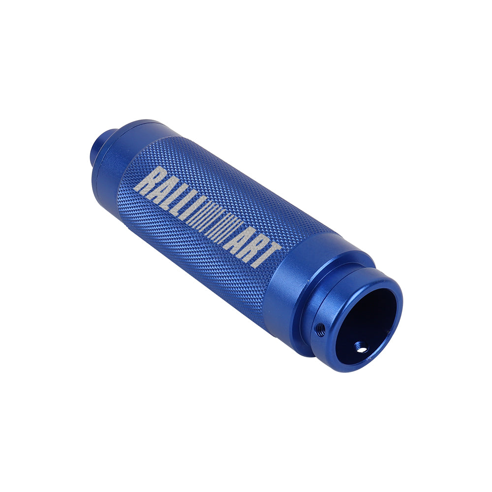 Brand New Ralliart Blue Aluminum Car Handle Hand Brake Sleeve Universal Fitment Cover