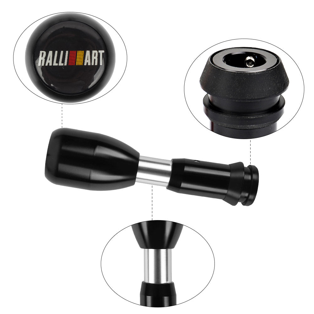 Brand New Ralliart Black Aluminum Automatic Transmission Car Gear Shift Knob Shifter level