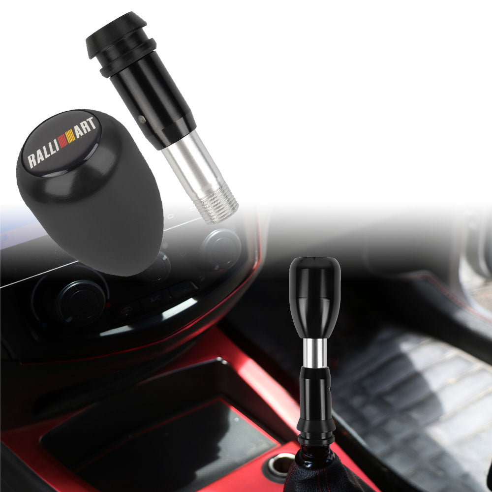 Brand New Ralliart Black Aluminum Automatic Transmission Car Gear Shift Knob Shifter level