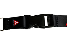 Load image into Gallery viewer, BRAND NEW MITSUBISHI JDM Car Keychain Tag Rings Keychain JDM Drift Lanyard Black