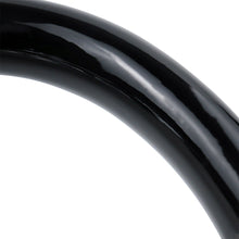 Load image into Gallery viewer, Brand New 350mm/13.77&quot; Universal Heart Shaped Black ABS Racing Steering Wheel Chrome Spoke