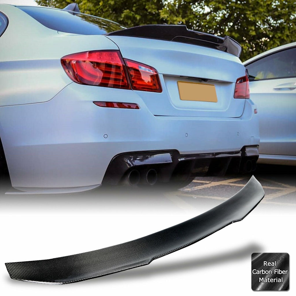 BRAND NEW 2011-2016 BMW F10 5 Series F10 F18 528i 535i 550i & M5 Real Carbon Fiber Rear Trunk PSM Spoiler