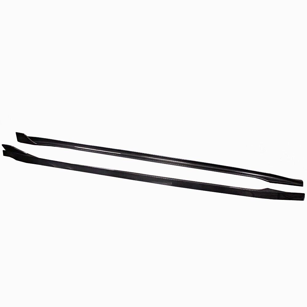 Brand New Tesla Model 3 2017-2023 Real Carbon Fiber Side Skirts Extension Lip Rocker Panel