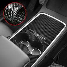 Load image into Gallery viewer, Brand New 2021-2023 Tesla Model 3 &amp; Model Y Real Carbon Fiber Center Control Panel Cover Kit