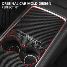 Load image into Gallery viewer, Brand New 2021-2023 Tesla Model 3 &amp; Model Y Real Carbon Fiber Center Control Panel Cover Kit