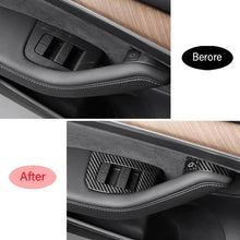 Load image into Gallery viewer, BRAND NEW Tesla Model Y 2020-2023 Real Carbon Fiber Window Lift Panel Switch Cover 14PCS