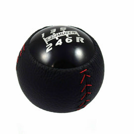 BRAND NEW HONDA CRZ Honda Type R Civic FA5 FG2 SI-JDM Mugen Leather shift knob 6 Speed-BLK