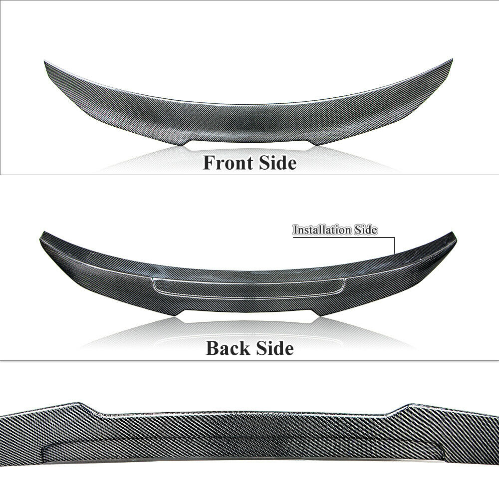 Brand New 2014-2023 Infiniti Q50 Q50S Sedan Real Carbon Fiber PSM Highkick Trunk Spoiler Wing