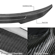 Load image into Gallery viewer, Brand New 2014-2023 Infiniti Q50 Q50S Sedan Real Carbon Fiber PSM Highkick Trunk Spoiler Wing
