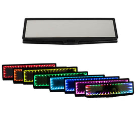 BRAND NEW UNIVERSAL JDM MULTI-COLOR GALAXY MIRROR LED LIGHT CLIP-ON REAR VIEW WINK REARVIEW