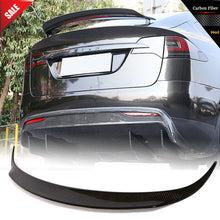 Load image into Gallery viewer, Brand New Tesla Model X Real Carbon Fiber Trunk Spoiler 2016-2021