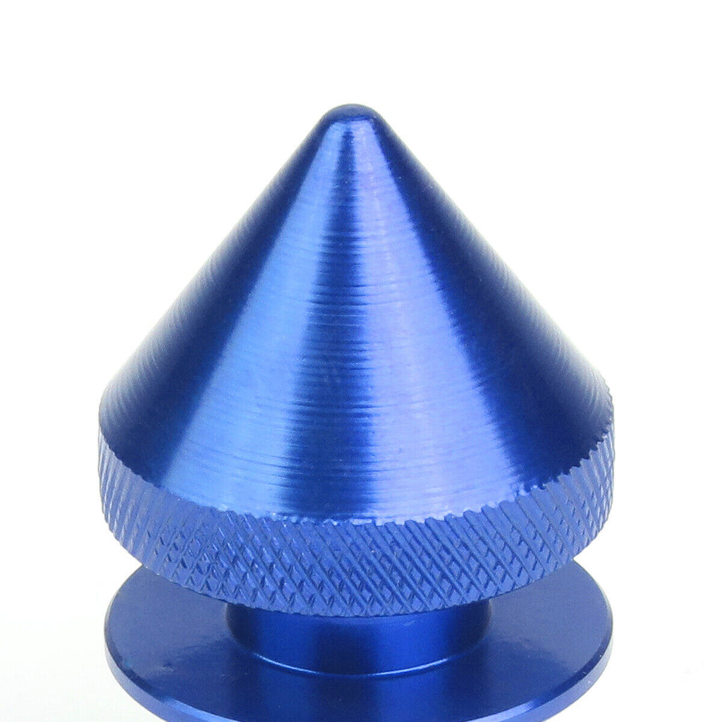 Brand New Universal Spike Style Blue Aluminum Car Bumper Trunk Fender Hatch Lids Quick Release Fastener